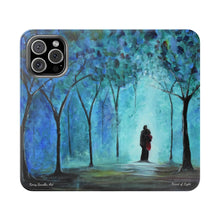 Load image into Gallery viewer, Forest of Light - PHONE CASE WALLET - by Kerry Sandhu Art
