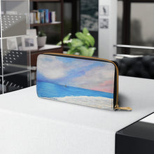Load image into Gallery viewer, Pockets for cash, c/cards, coins, &amp; more. Stylish faux leather, lots of original artworks by Kerry Sandhu Art to choose from
