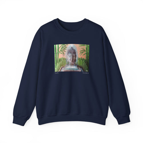 Sweatshirt 50/50 Cotton/Polyester, Medium-heavy fabric, Loose fit, true to size, Original art designs by Kerry Sandhu Art