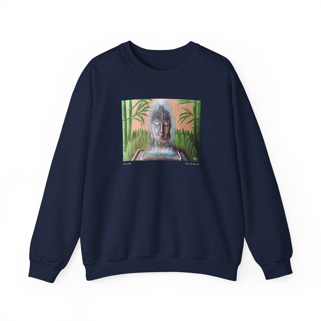 Sweatshirt 50/50 Cotton/Polyester, Medium-heavy fabric, Loose fit, true to size, Original art designs by Kerry Sandhu Art