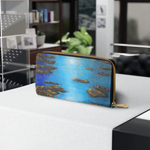 Load image into Gallery viewer, Moon River - ZIPPER WALLET - Designed from original artwork
