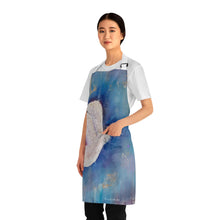 Load image into Gallery viewer, Apron - lightweight, silky finish 100% polyester, two front pockets. Many original artwork designs by Kerry Sandhu Art
