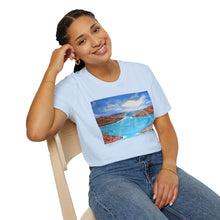 Load image into Gallery viewer, T-Shirt made from very soft materials, no side seams. Feels like bliss to wear! Many designs by Kerry Sandhu Art
