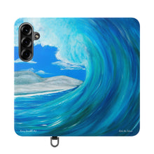 Load image into Gallery viewer, Ride the Wave - PHONE CASE WALLET - by Kerry Sandhu Art
