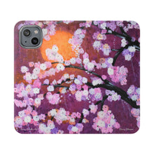 Load image into Gallery viewer, Cherry Blossom - PHONE CASE WALLET - by Kerry Sandhu Art
