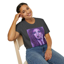 Load image into Gallery viewer, T-Shirt made from very soft materials, no side seams. Feels like bliss to wear! Many designs by Kerry Sandhu Art
