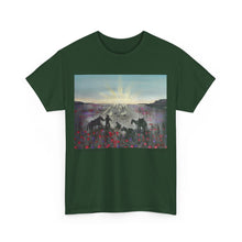 Load image into Gallery viewer, The Band Played Waltzing Matilda - Unisex HEAVY COTTON TEE - by Kerry Sandhu Art
