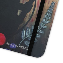 Load image into Gallery viewer, Spirit of the A N Z A Cs - PHONE CASE WALLET - by Kerry Sandhu Art
