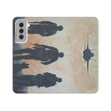 Load image into Gallery viewer, The Dust of Uruzgan (with Jet) - PHONE CASE WALLET for Samsung &amp; iPhones - Designed from original Anzac Day artwork
