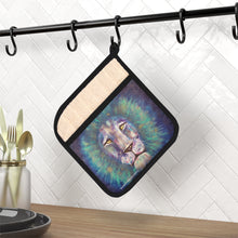 Load image into Gallery viewer, Pot Holder/Oven Mitts 100% Polyester &amp; Heat resistant. Many designs to choose from, All are original Kerry Sandhu Art.
