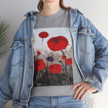 Load image into Gallery viewer, For The Fallen - Unisex HEAVY COTTON TEE - by Kerry Sandhu Art
