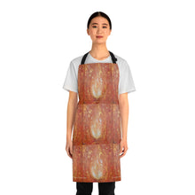 Load image into Gallery viewer, Apron - lightweight, silky finish 100% polyester, two front pockets. Many original artwork designs by Kerry Sandhu Art
