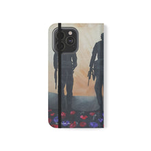 Load image into Gallery viewer, The Dust of Uruzgan (with Poppies) - PHONE CASE WALLET - by Kerry Sandhu Art
