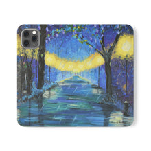 Load image into Gallery viewer, Colours of the Rain - PHONE CASE WALLET - by Kerry Sandhu Art
