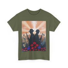Load image into Gallery viewer, Spirit of the A N Z A Cs - Unisex HEAVY COTTON TEE - by Kerry Sandhu Art
