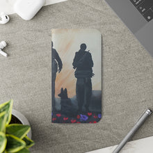 Load image into Gallery viewer, The Dust of Uruzgan (with Poppies) - PHONE CASE WALLET for Samsung &amp; iPhones - Designed from original Anzac Day artwork
