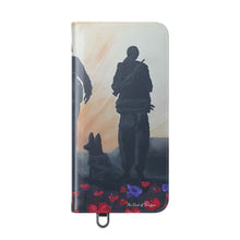 Load image into Gallery viewer, The Dust of Uruzgan (with Poppies) - PHONE CASE WALLET - by Kerry Sandhu Art
