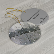 Load image into Gallery viewer, Endless Rain - CERAMIC ORNAMENT - Designed from Original Artwork
