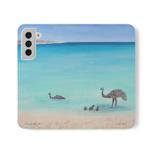 Load image into Gallery viewer, Surfin&#39; Bird - PHONE CASE WALLET for Samsung &amp; iPhones - by Kerry Sandhu Art
