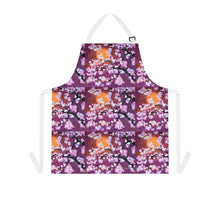 Load image into Gallery viewer, Apron - lightweight, silky finish 100% polyester, two front pockets. Many original artwork designs by Kerry Sandhu Art
