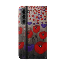 Load image into Gallery viewer, Benedictus (Poppies Only) - PHONE CASE WALLET - by Kerry Sandhu Art
