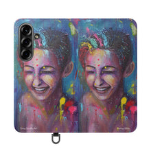 Load image into Gallery viewer, Raining Glitter - PHONE CASE WALLET for Samsung &amp; iPhones - by Kerry Sandhu Art
