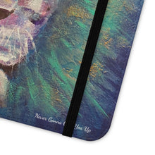 Load image into Gallery viewer, Never Gonna Give You Up - PHONE CASE WALLET - by Kerry Sandhu Art
