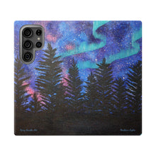 Load image into Gallery viewer, Northern Lights - PHONE CASE WALLET - by Kerry Sandhu Art
