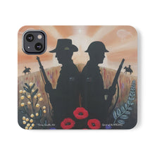 Load image into Gallery viewer, Spirit of the A N Z A Cs - PHONE CASE WALLET - by Kerry Sandhu Art

