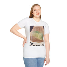 Load image into Gallery viewer, T-Shirt made from very soft materials, no side seams. Feels like bliss to wear! Many designs by Kerry Sandhu Art
