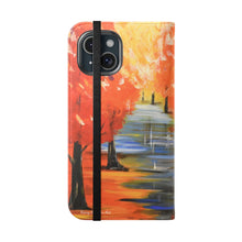 Load image into Gallery viewer, Autumn Leaves - PHONE CASE WALLET for Samsung &amp; iPhones - by Kerry Sandhu Art
