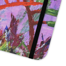 Load image into Gallery viewer, Rustic Kangaroo Paw - PHONE CASE WALLET - by Kerry Sandhu Art
