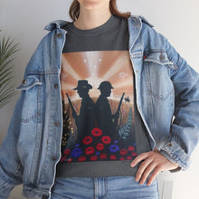 Load image into Gallery viewer, Spirit of the A N Z A Cs - Unisex HEAVY COTTON TEE - by Kerry Sandhu Art
