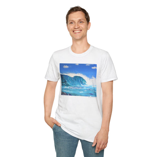 T-Shirt made from very soft materials, no side seams. Feels like bliss to wear! Many designs by Kerry Sandhu Art