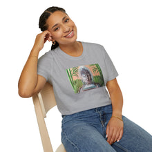 Load image into Gallery viewer, T-Shirt made from very soft materials, no side seams. Feels like bliss to wear! Many designs by Kerry Sandhu Art
