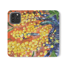Load image into Gallery viewer, Rustic Wattle - PHONE CASE WALLET for Samsung &amp; iPhones - by Kerry Sandhu Art
