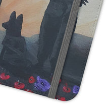 Load image into Gallery viewer, The Dust of Uruzgan (with Poppies) - PHONE CASE WALLET for Samsung &amp; iPhones - Designed from original Anzac Day artwork

