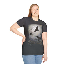Load image into Gallery viewer, T-Shirt made from very soft materials, no side seams. Feels like bliss to wear! Many designs by Kerry Sandhu Art
