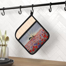 Load image into Gallery viewer, Benedictus - POT HOLDER - Designed from original ANZAC Day artwork - red poppies
