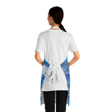 Load image into Gallery viewer, Apron - lightweight, silky finish 100% polyester, two front pockets. Many original artwork designs by Kerry Sandhu Art
