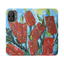 Load image into Gallery viewer, Rustic Bottle Brush - PHONE CASE WALLET - by Kerry Sandhu Art
