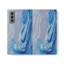 Load image into Gallery viewer, F/leather, elastic fastening, durable inner shell, stand feature, clear open ports, stitched pockets. 17 models, many designs
