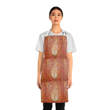 Load image into Gallery viewer, Apron - lightweight, silky finish 100% polyester, two front pockets. Many original artwork designs by Kerry Sandhu Art
