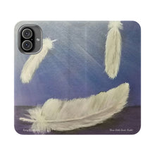 Load image into Gallery viewer, Three Little Birds (Faith) - PHONE CASE WALLET - by Kerry Sandhu Art
