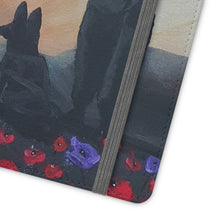 Load image into Gallery viewer, The Dust of Uruzgan (with Poppies) - PHONE CASE WALLET for Samsung &amp; iPhones - Designed from original Anzac Day artwork
