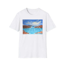 Load image into Gallery viewer, T-Shirt made from very soft materials, no side seams. Feels like bliss to wear! Many designs by Kerry Sandhu Art
