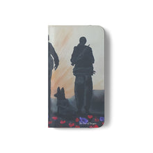 Load image into Gallery viewer, The Dust of Uruzgan (with Poppies) - PHONE CASE WALLET - by Kerry Sandhu Art
