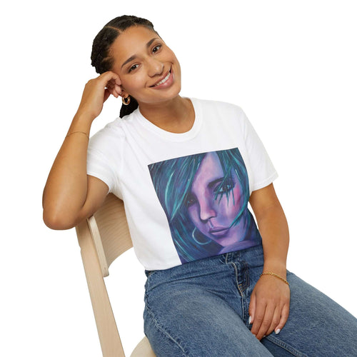 T-Shirt made from very soft materials, no side seams. Feels like bliss to wear! Many designs by Kerry Sandhu Art