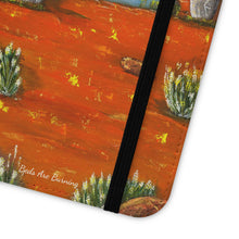 Load image into Gallery viewer, Beds Are Burning - PHONE CASE WALLET - by Kerry Sandhu Art
