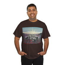 Load image into Gallery viewer, The Band Played Waltzing Matilda - Unisex HEAVY COTTON TEE - by Kerry Sandhu Art
